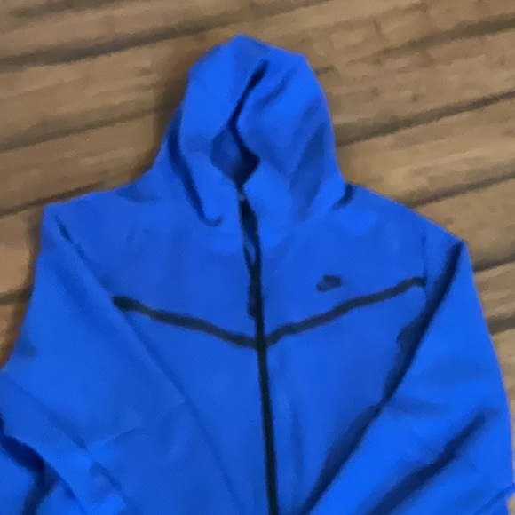 Nike Men's Royal Blue Full-Zip Hoodie - Picture 2 of 3